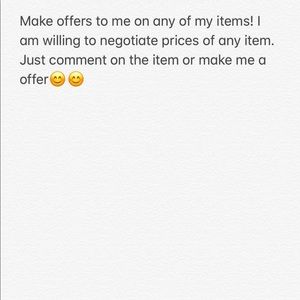Make me offers❤️